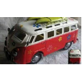 12 Oz. Antique Model 2 Tone Volkswagen Bus (13.5"x5"x7")